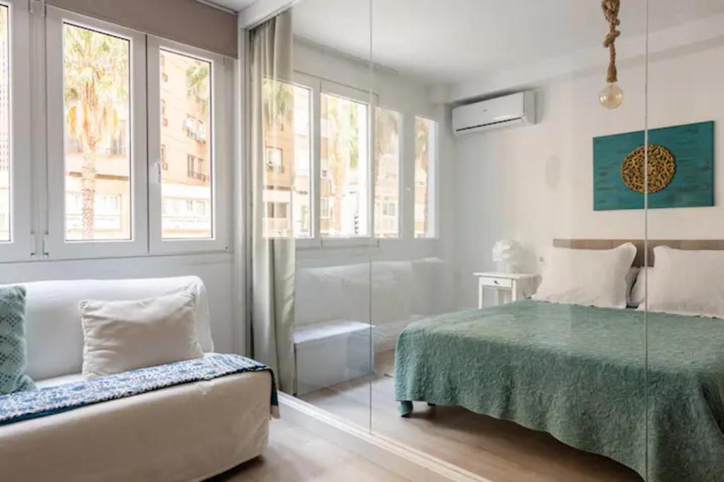 Nuevo Apartamento Lujo Playa Malagueta-Centro Málaga Dış mekan fotoğraf